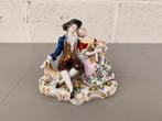 Porseleinen groep Old Sitzendorf, 19e eeuw, Antiek en Kunst, Ophalen of Verzenden