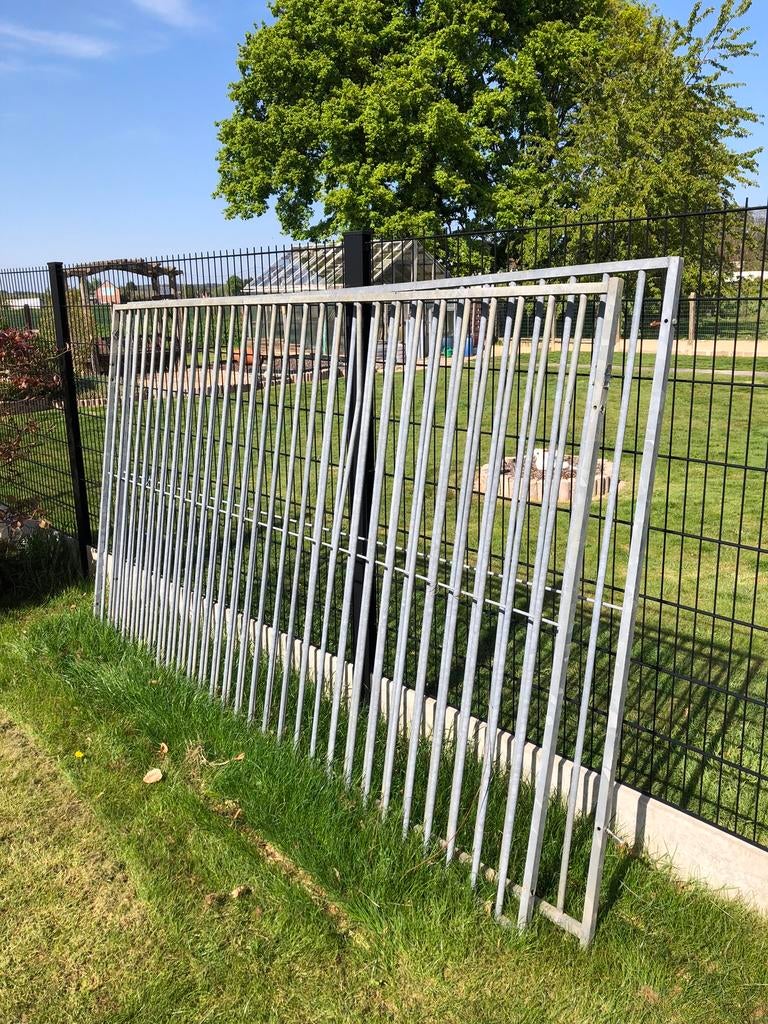 Hondenren, Jardin & Terrasse, Clôtures de jardin, Enlèvement, Utilisé, Fer, Clôture barrée