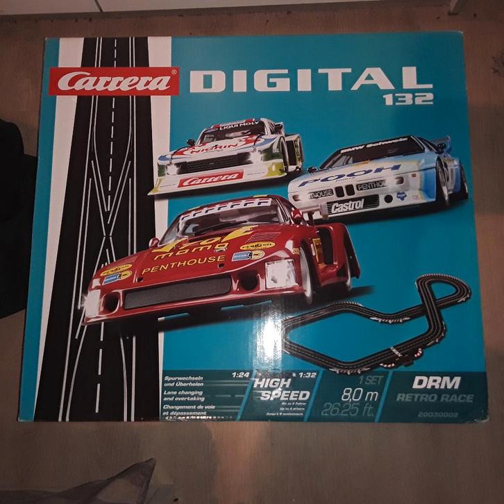 Circuit de course numérique Carrera 1:32 DTM Retro LTE, Hobby & Loisirs créatifs, Voitures miniatures | 1:32, Neuf, Voiture, Autres marques