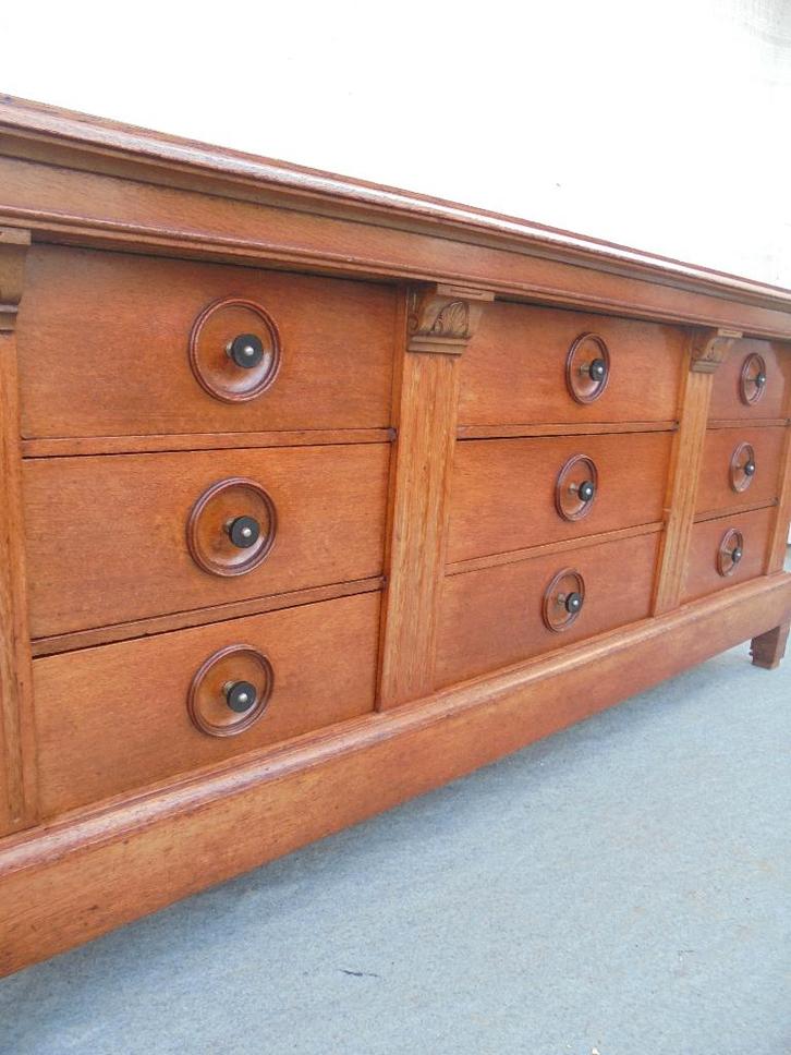 Belle commode de comptoir ancienne, armoire de magasin, Antiquités & Art, Antiquités | Meubles | Armoires, Enlèvement ou Envoi