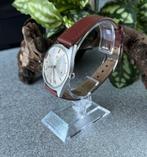 Omega Genève Vintage - Mécanique - Entretenue - Acier, Montre-bracelet, Enlèvement ou Envoi, Cuir, Omega