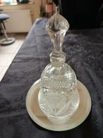 Glazen bel met glazen klepel 17 cm, Antiek en Kunst, Ophalen