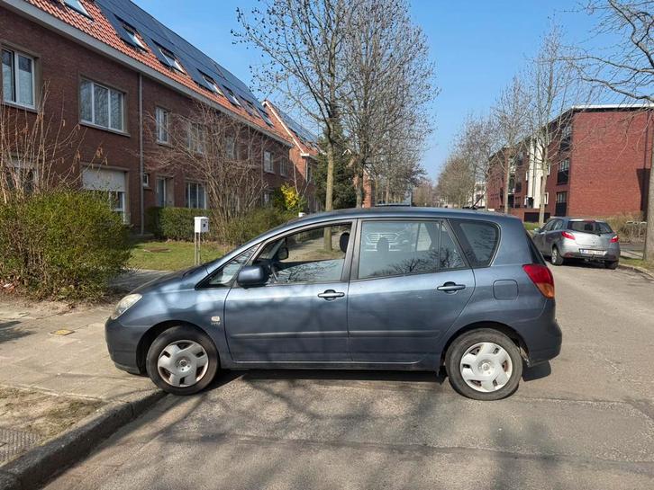 Toyota verso, Auto's, Toyota, Particulier, Verso, Benzine, Euro 5, Monovolume, 5 deurs, Handgeschakeld, Blauw, Beige, Stof, Ophalen