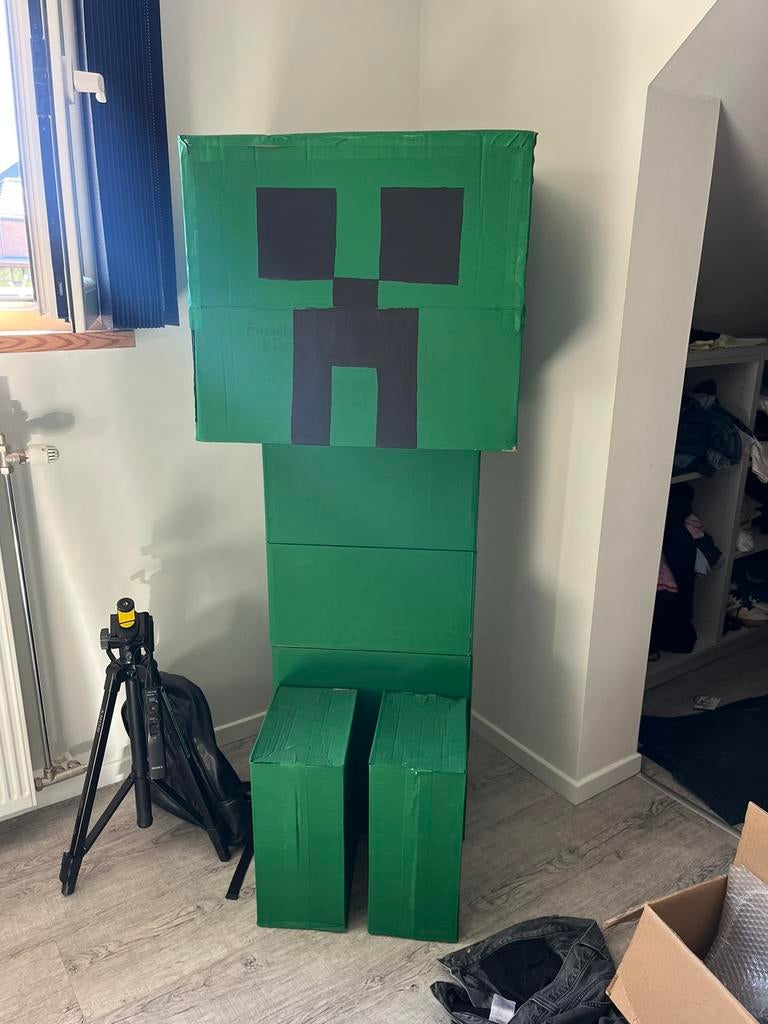 Kartonnen Creeper Minecraft, Verzamelen, Ophalen, Zo goed als nieuw