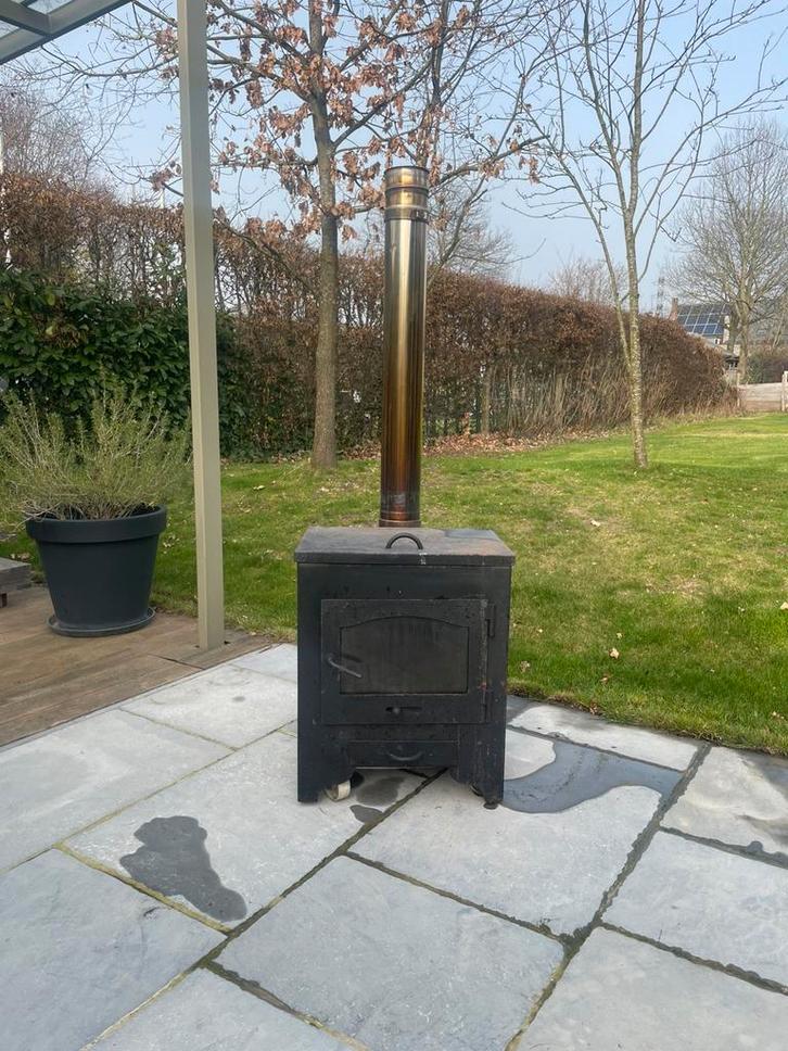 Houtkachel voor buiten, Tuin en Terras, Tuinhaarden, Zo goed als nieuw, Ophalen