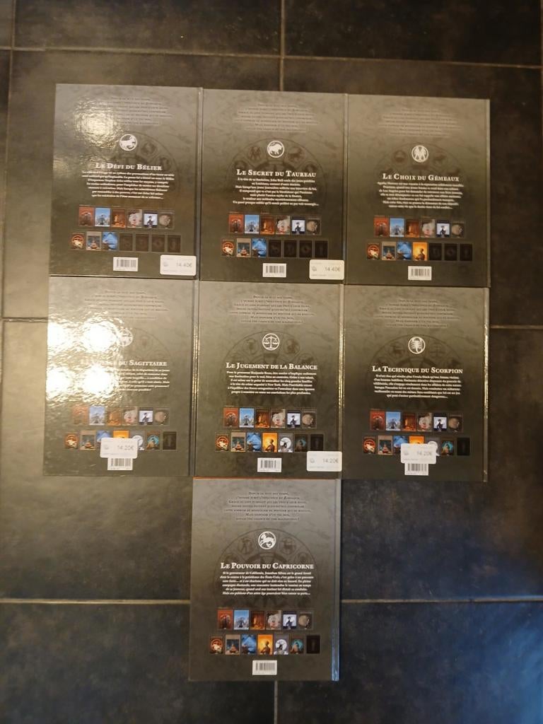 Lot de 7 bd zodiaque, EO, Livres, Encyclopédies, Enlèvement ou Envoi