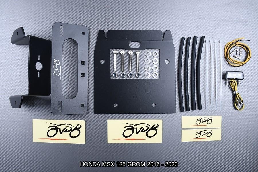 Korte Kentekenplaathouder HONDA MSX GROM 125 2016 - 2020, Motoren, Accessoires | Overige, Nieuw, Ophalen of Verzenden