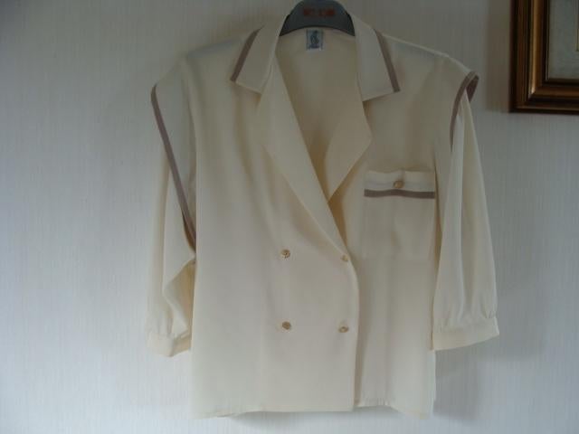 Chemisier, double boutonnage,  Paris, taille 48/50, Kleding | Dames, Blouses en Tunieken, Zo goed als nieuw, Maat 46/48 (XL) of groter