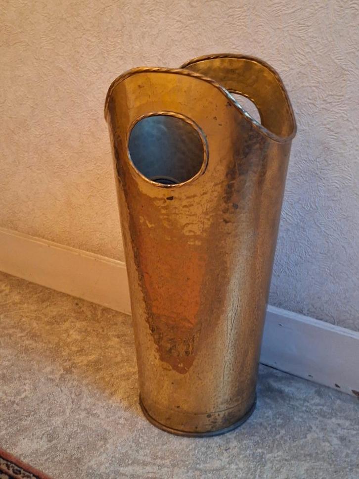 Vintage messing paraplubak – Handgemaakt design, Maison & Meubles, Accessoires pour la Maison | Porte-parapluies, Métal, Enlèvement