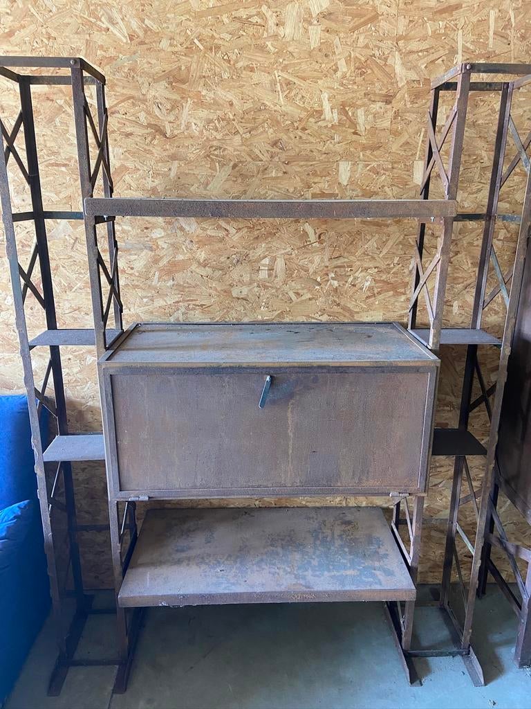 Industriële kast, rek en barkast, Huis en Inrichting, Ophalen, Zo goed als nieuw