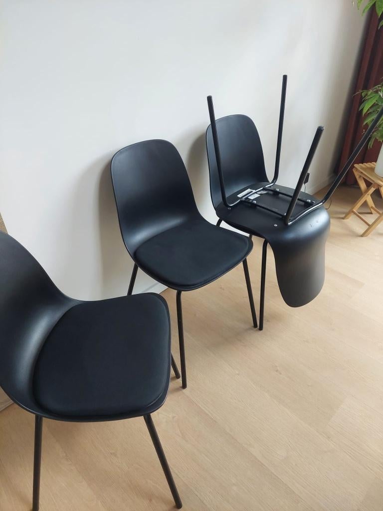 Eetkamer Stoelen, Maison & Meubles, Chaises, Tissus, Scandinavisch, Comme neuf, Enlèvement