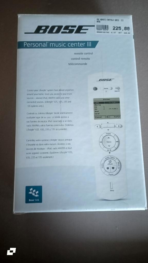 Télécommande Bose PCM series 3 neuve, TV, Hi-fi & Vidéo, Ensembles home-cinéma, Neuf, Enlèvement ou Envoi