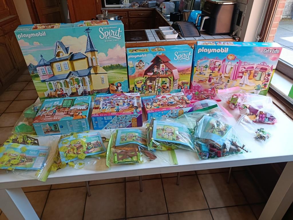 Playmobil - grand lot « Spirit » + supplément, Enlèvement ou Envoi