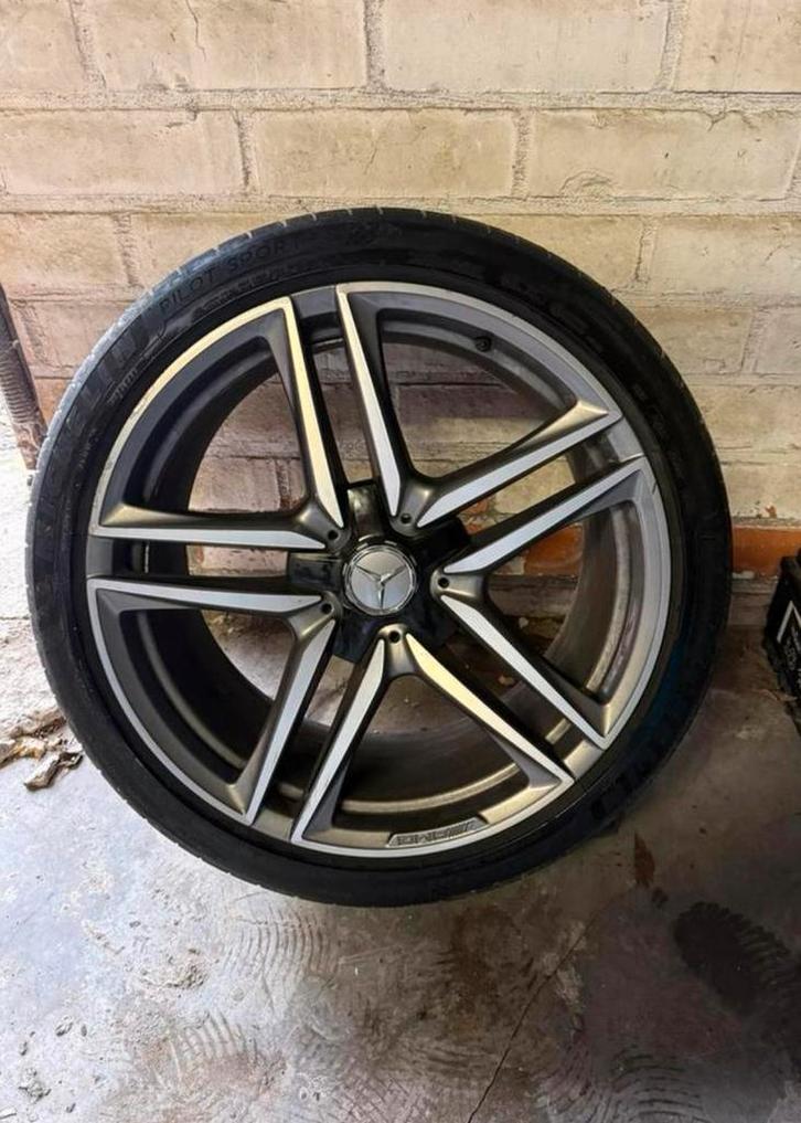 Mercedes E klasse E63 velgen inch amg, Auto-onderdelen, Banden en Velgen, Velg(en), Zomerbanden, 20 inch, Gebruikt, Ophalen