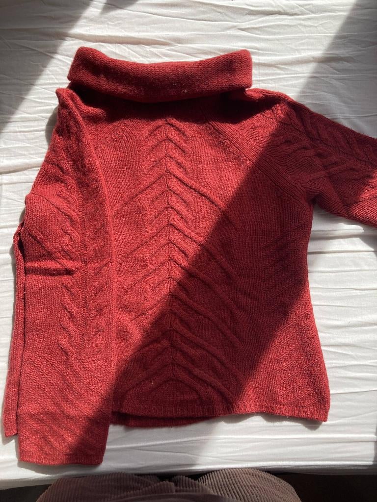 Col roulé rouge, Enlèvement ou Envoi, Taille 36 (S), Comme neuf, ANDERE