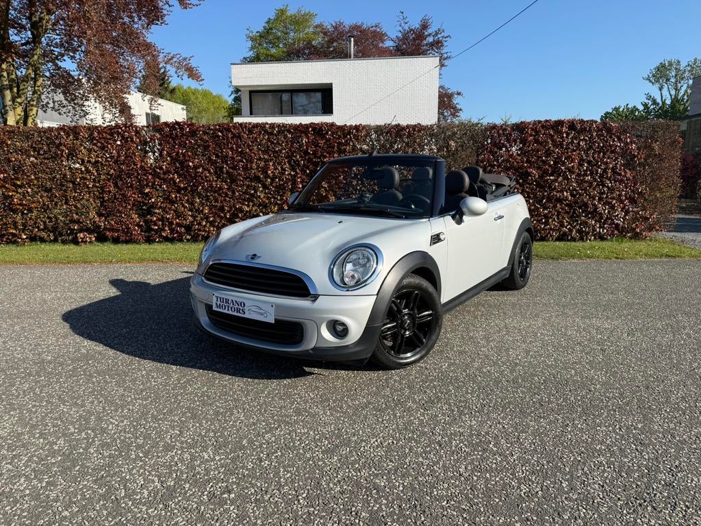 Mini Cabrio One 1.6i - Benzine - Manueel - 98 hp  160.083 km, Auto's, Euro 6, 4 cilinders, 0 kg, Wit