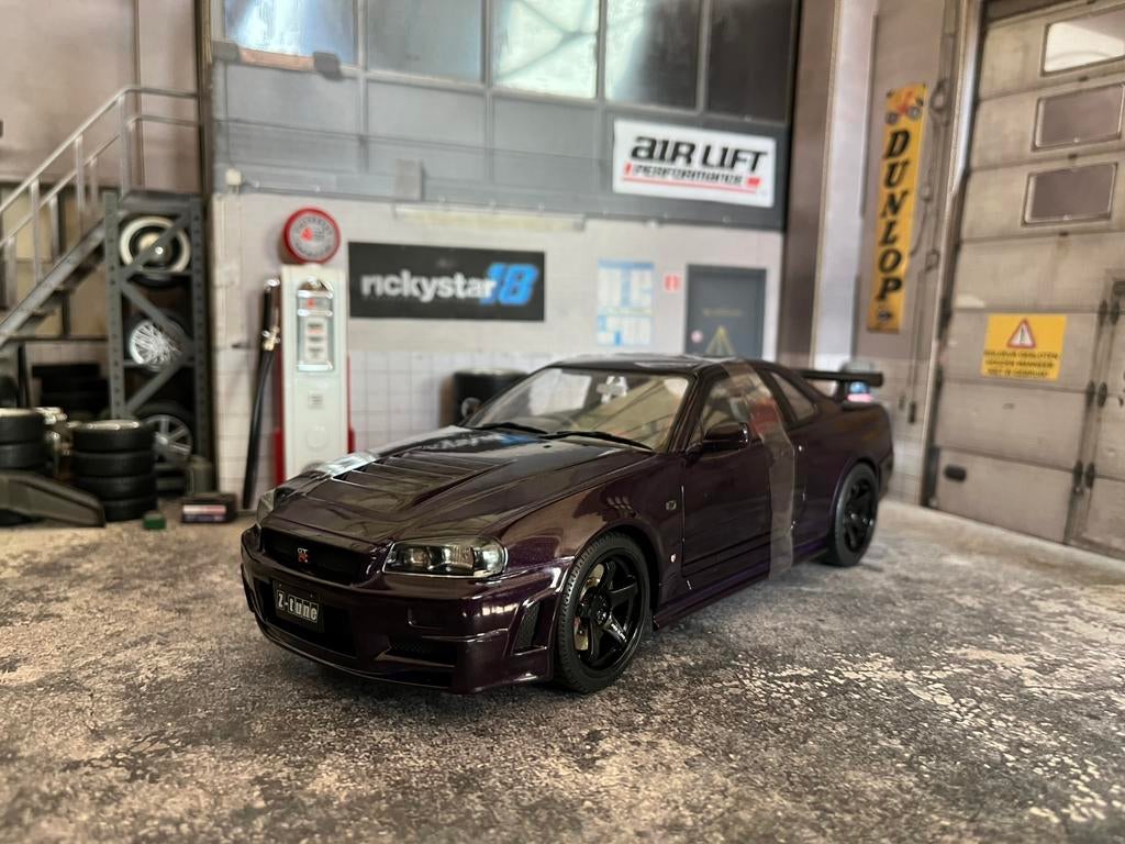 1:18 Nissan Skyline GT-R R34 - nieuw in doos, Hobby en Vrije tijd, Modelauto's | 1:18, Ophalen of Verzenden, Auto, Solido