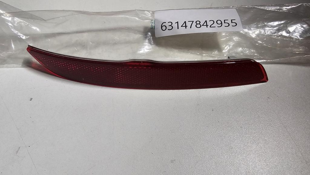 Reflector achter M bumper rood links BMW 5 serie F10 + LCi 6, Gebruikt, -, -, Ophalen of Verzenden