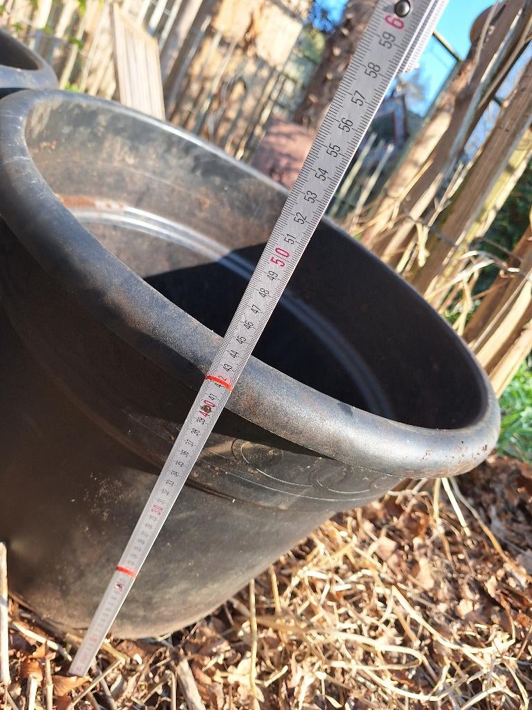 grand pot de fleurs en PVC diamètre 50 cm, Jardin & Terrasse, 40 cm ou plus, 40 à 70 cm, Rond, Synthétique