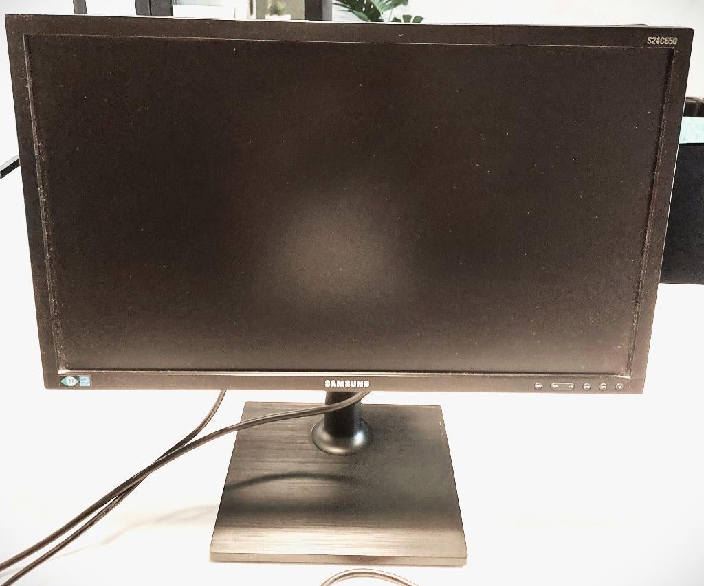 Monitor Samsung S24C650, Computers en Software, Monitoren, Gebruikt, DisplayPort, DVI, HDMI, VGA, LED, Full HD, 3 tot 5 ms, Ophalen