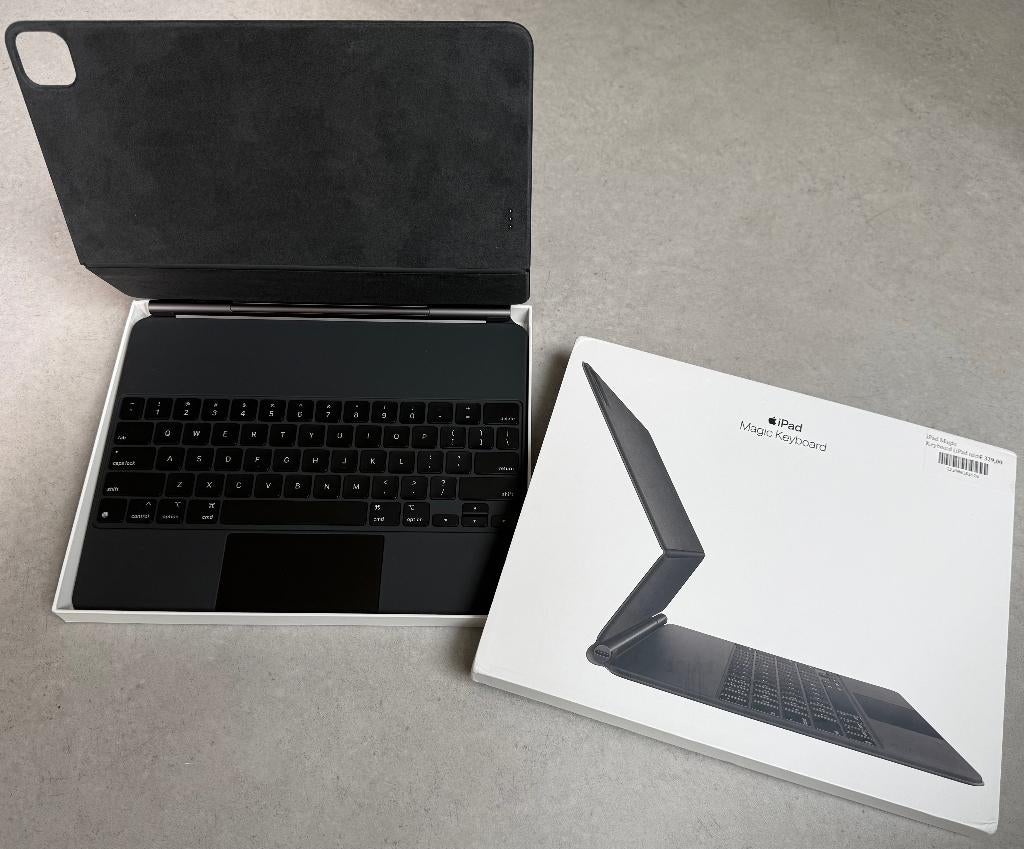 iPad Magic Keyboard, zwart, QWERTY, perfecte staat, 13 inch of meer, Apple iPad, Zwart, Ophalen of Verzenden