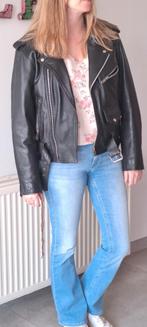 Lederen "moto"vest maat 38, Ophalen, Dames