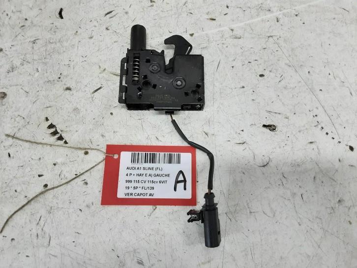 SERRURE CAPOT Audi A1 Sportback (GBA) (82A82350301S), Autos : Pièces & Accessoires, Carrosserie & Tôlerie, Audi, Utilisé