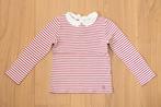Wit-rood gestreepte T-shirt Petit Bateau, mt 116, Kinderen en Baby's, Kinderkleding | Maat 116, Gebruikt, Meisje, Ophalen of Verzenden