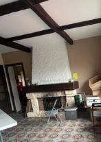 Cassette, pierre de France et linteau de cheminée., Enlèvement