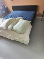 Ikea malm zwart bed 160x200, goede staat, Huis en Inrichting, Ophalen, Zwart, Tweepersoons, Zo goed als nieuw