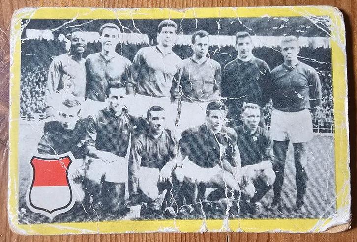 1960 Maple Leaf (pre panini) nr 1 Team Standard C.L., Hobby en Vrije tijd, Stickers en Plaatjes, Gebruikt, Plaatje, Ophalen of Verzenden