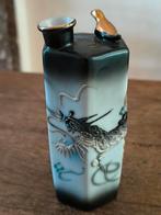 Japanse moriage whistling bird sake karaf, Antiek en Kunst, Ophalen of Verzenden