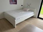 Bed IKEA, Huis en Inrichting, Slaapkamer | Bedden, 140 cm, Wit, Zo goed als nieuw, Ophalen