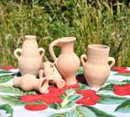 4 petites decoration vase amphore terre cuite, Maison & Meubles, Enlèvement ou Envoi, Neuf