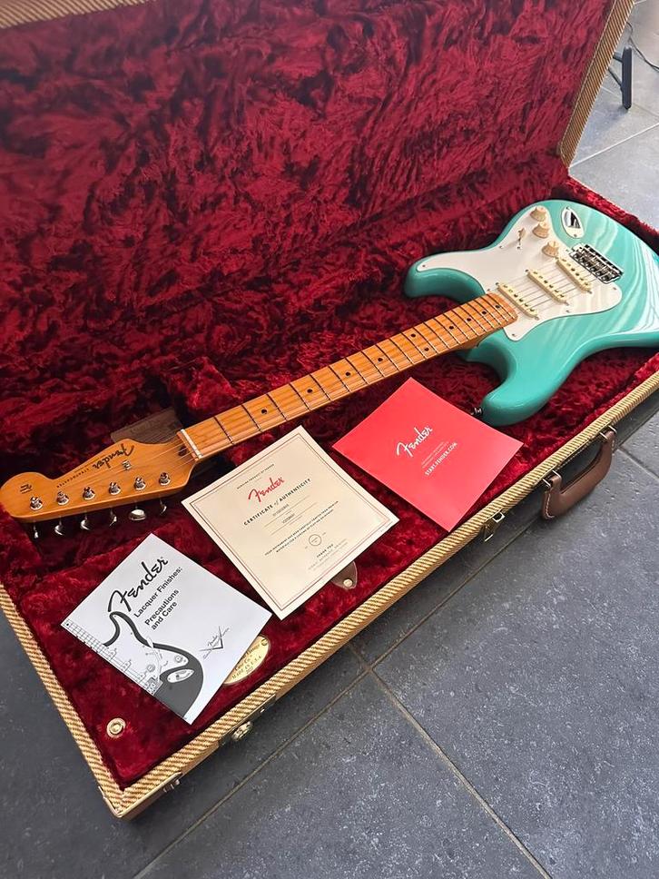 Fender American Vintage II 1957 Stratocaster – Seafoam Green, Musique & Instruments, Instruments à corde | Guitares | Électriques