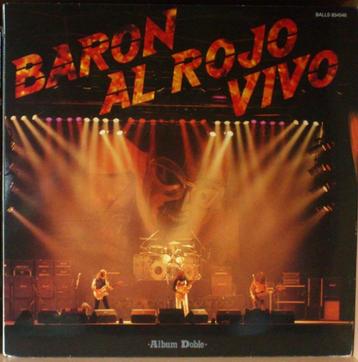 vinyle BARON ROJO Baron Al Rojo Vivo 1984 2LP