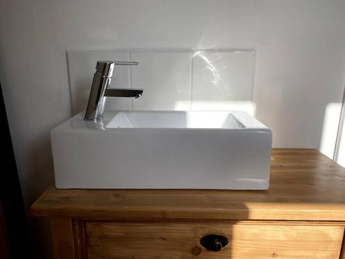 Vasque SANIFUN + Robineterie pour SdB ou Toilette, Bricolage & Construction, Sanitaire, Comme neuf, Lavabo, Enlèvement