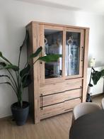 Vitrinekast Scarlet Oak - Nieuwstaat, Ophalen, Zo goed als nieuw, Glas