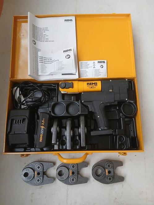 Perstang REMS Mini-Press 22V met persbekken, Doe-het-zelf en Bouw, Gereedschap | Overige machines, Nieuw, Ophalen
