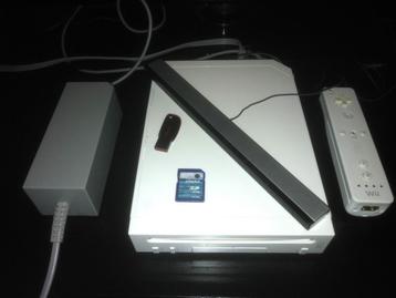 Wii spelcomputer compleet met 8 geïnstalleerde games beschikbaar voor biedingen