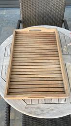 Mooi teak dienblad, Huis en Inrichting, Woonaccessoires | Dienbladen, Ophalen, Zo goed als nieuw