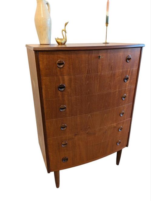 Prachtige vintage Deense ladekast midcentury, Huis en Inrichting, Kasten | Ladekasten, Zo goed als nieuw, Ophalen of Verzenden
