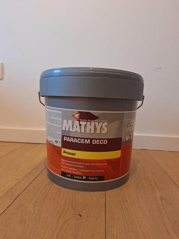 Peinture primaire blanche Mathys Paracrm Déco 10 litres, Enlèvement, Blanc, Peinture