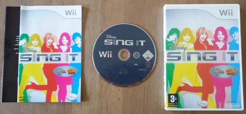 Disney Sing It voor de Nintendo Wii Compleet, Games en Spelcomputers, Games | Nintendo Wii, Zo goed als nieuw, Ophalen of Verzenden