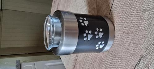 Metalen urne met glazen kaarshouder MU7 (nieuw), Dieren en Toebehoren, Overige Dieren-accessoires, Nieuw, Ophalen of Verzenden