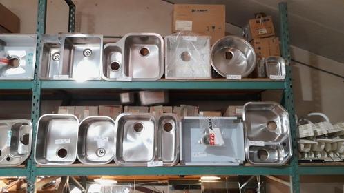 RVS Spoelbakken Franke Blanco Reginox Caresi Natuursteen, Huis en Inrichting, Keuken | Keukenelementen, Nieuw, Minder dan 100 cm