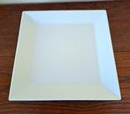 7 Assiettes Carrées Blanches – Design Contemporain Epuré, Ophalen