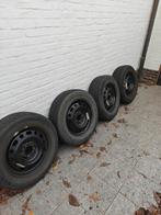 Mazda CX-3 5x114.3 stalen velgen met Winterbanden, Ophalen, 15 inch, Banden en Velgen, Winterbanden