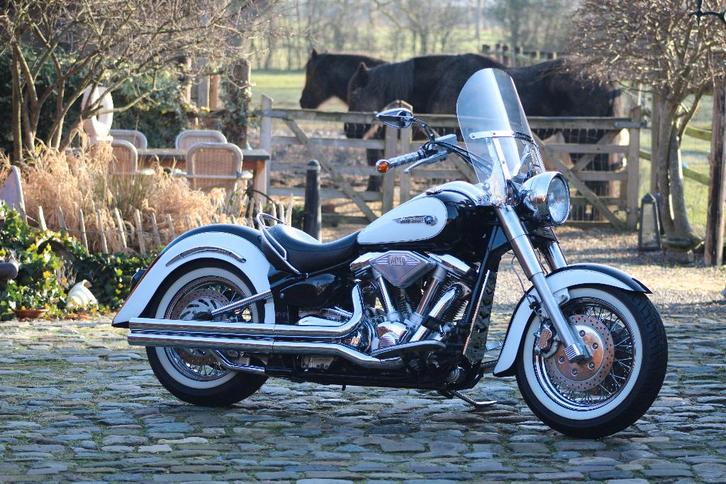 Schitterende custom XV 1600 Wildstar met slechts 27000 km, Motos, Motos | Yamaha, Particulier, Chopper, plus de 35 kW, 2 cylindres