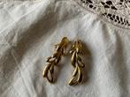 MONET Vintage jaren 1980 oorbellen Retro, Handtassen en Accessoires, Ophalen of Verzenden, Gebruikt, Goud, Goud